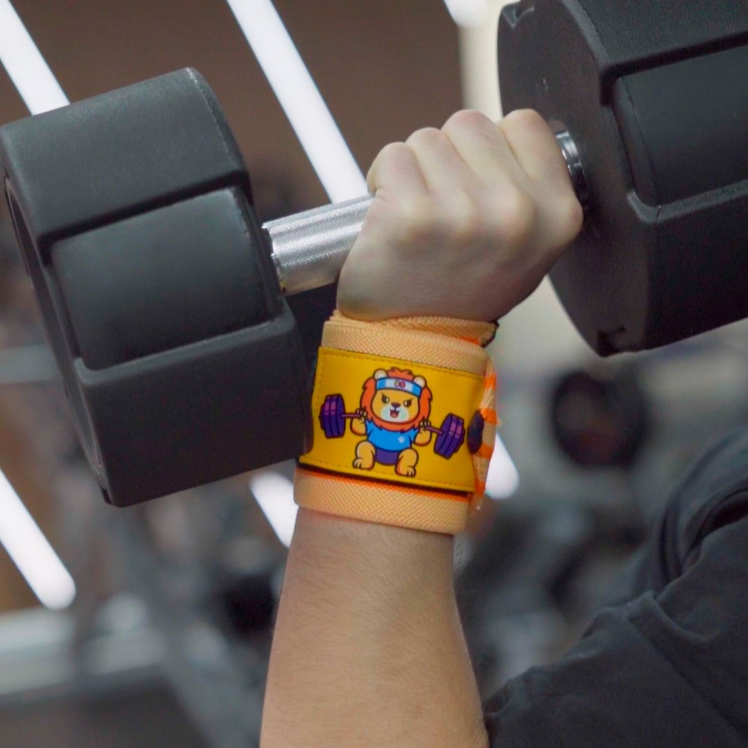 Lion Wrist Wraps - Sunny