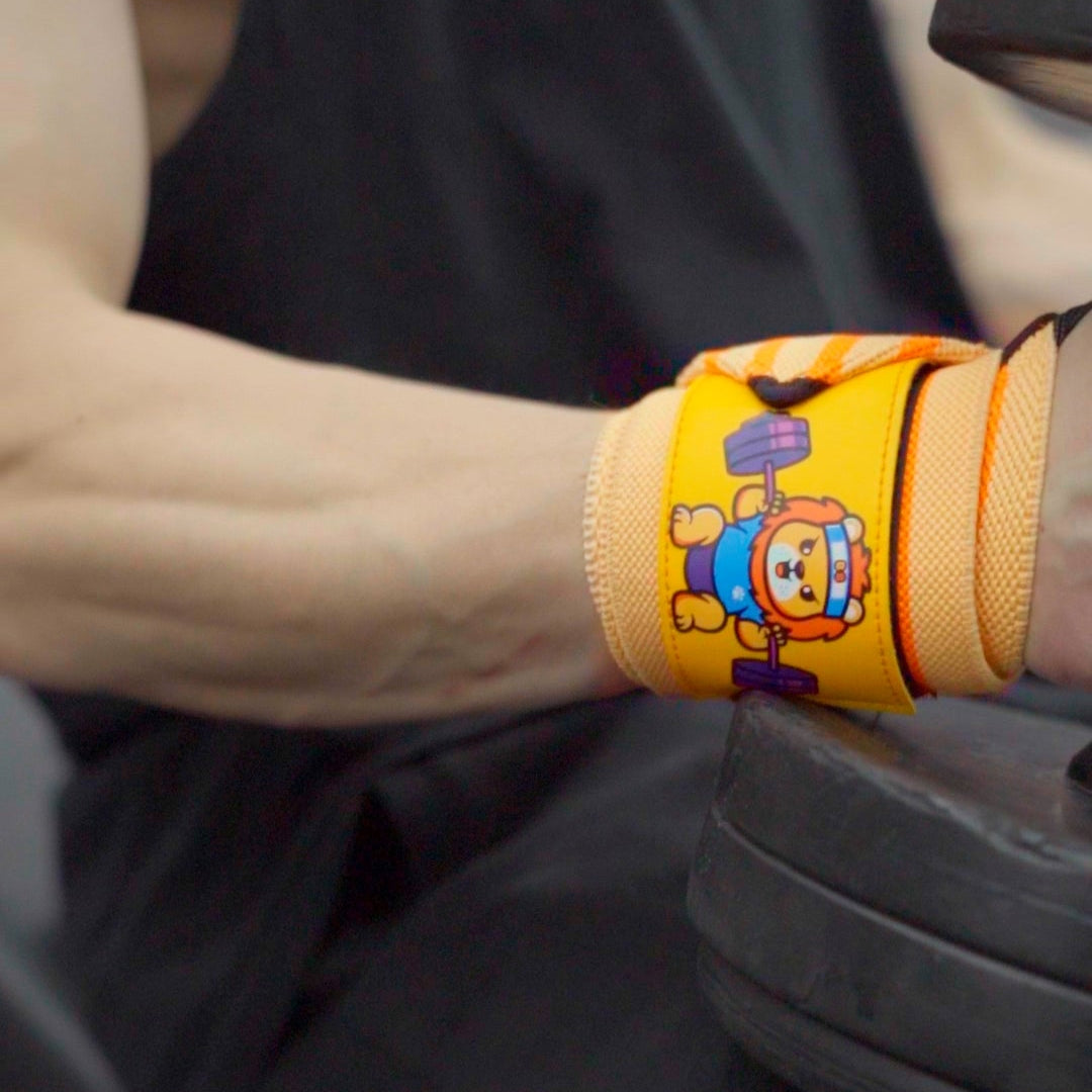 Lion Wrist Wraps - Sunny