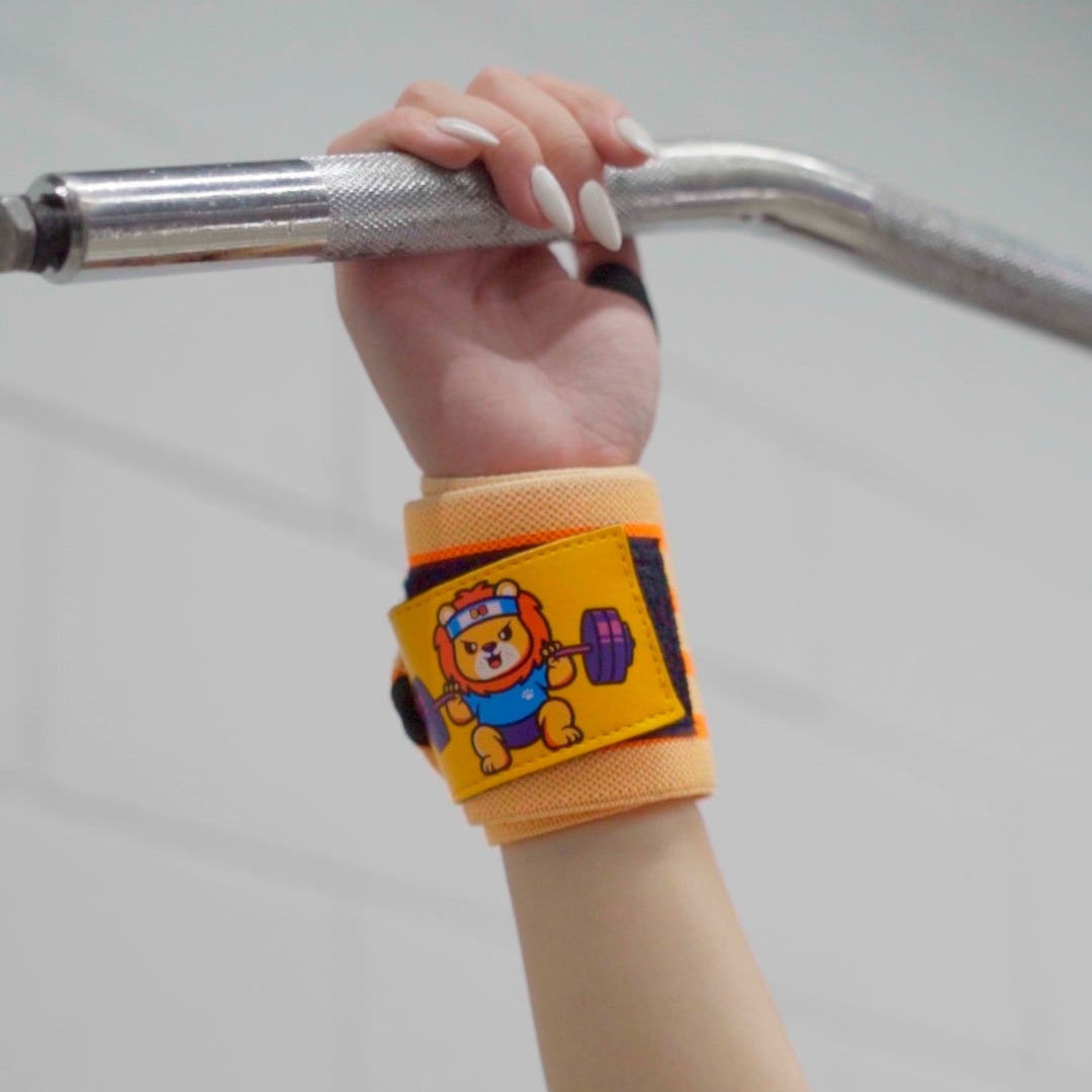 Lion Wrist Wraps - Sunny