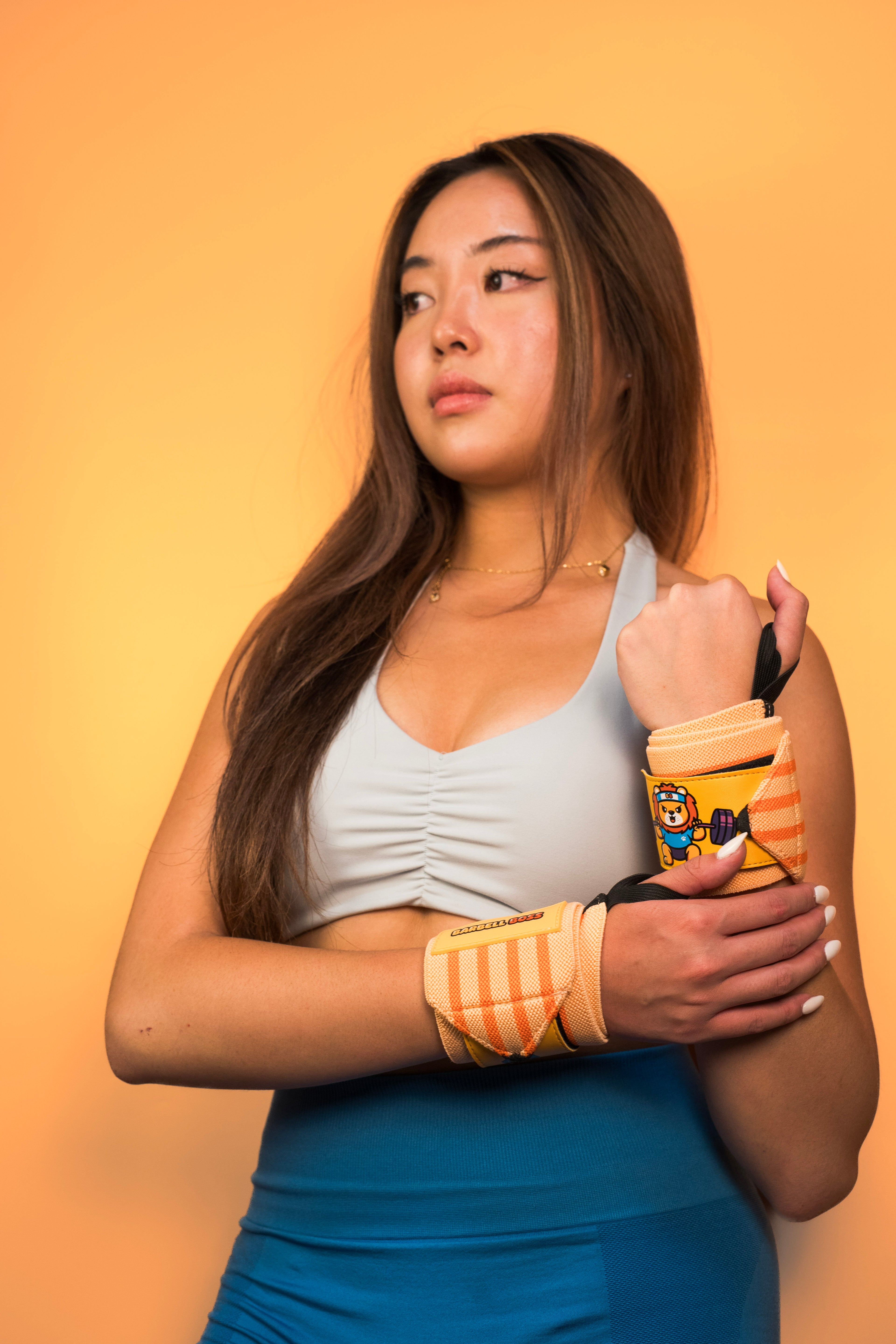 Lion Wrist Wraps - Sunny