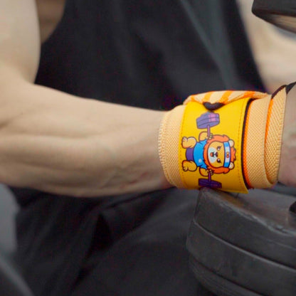 Lion Wrist Wraps - Sunny